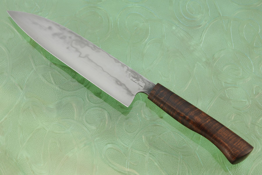 Honyaki Chef's Knife with Ringed Gidgee (9 in)
