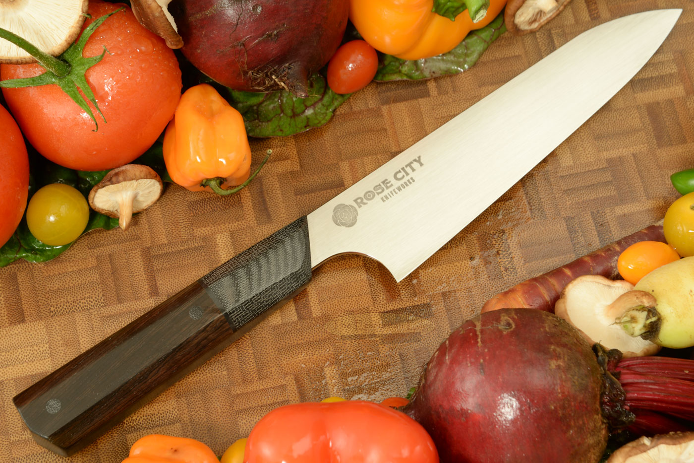 Swift Chef's Knife (Gyuto) -- 6-1/8 in. -- with African Blackwood -- AEB-L Stainless Steel