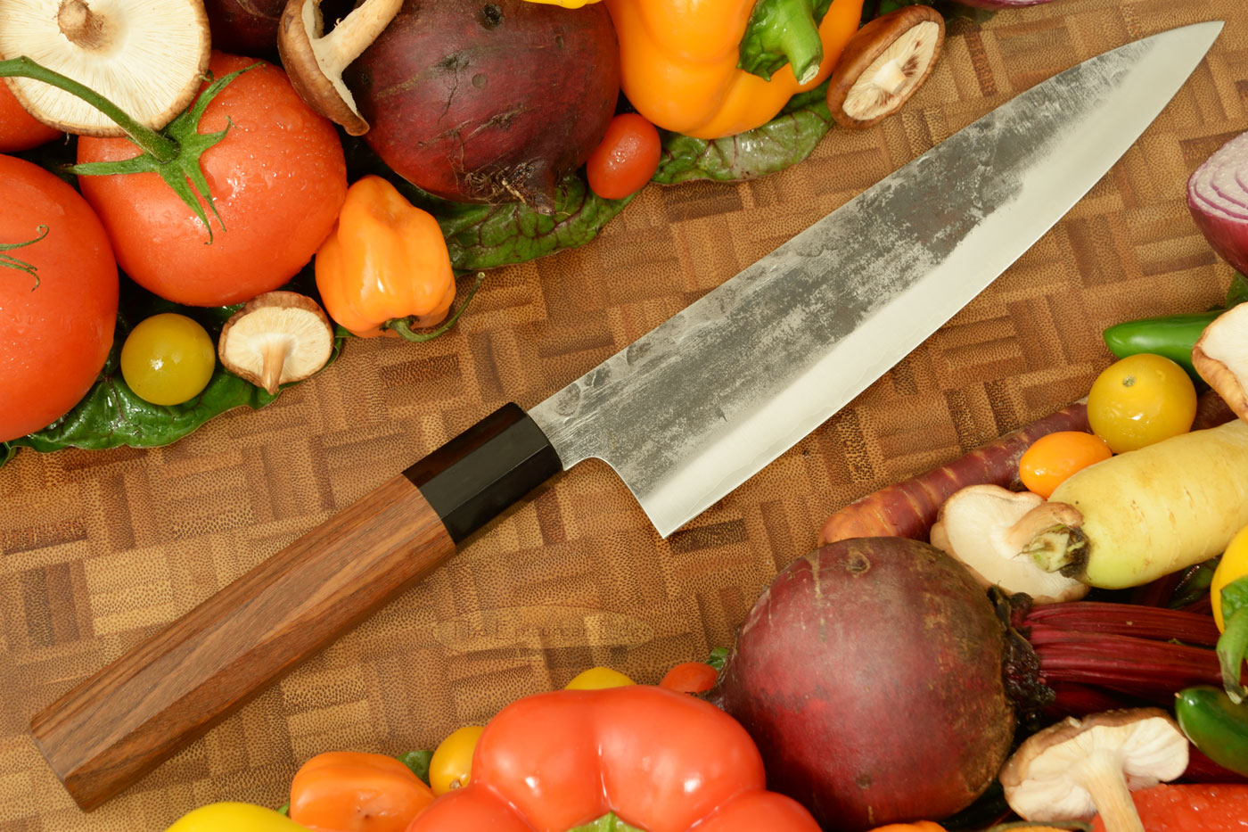 Chef's Knife (Gyuto) - 8 in., VG10 San Mai with Padauk