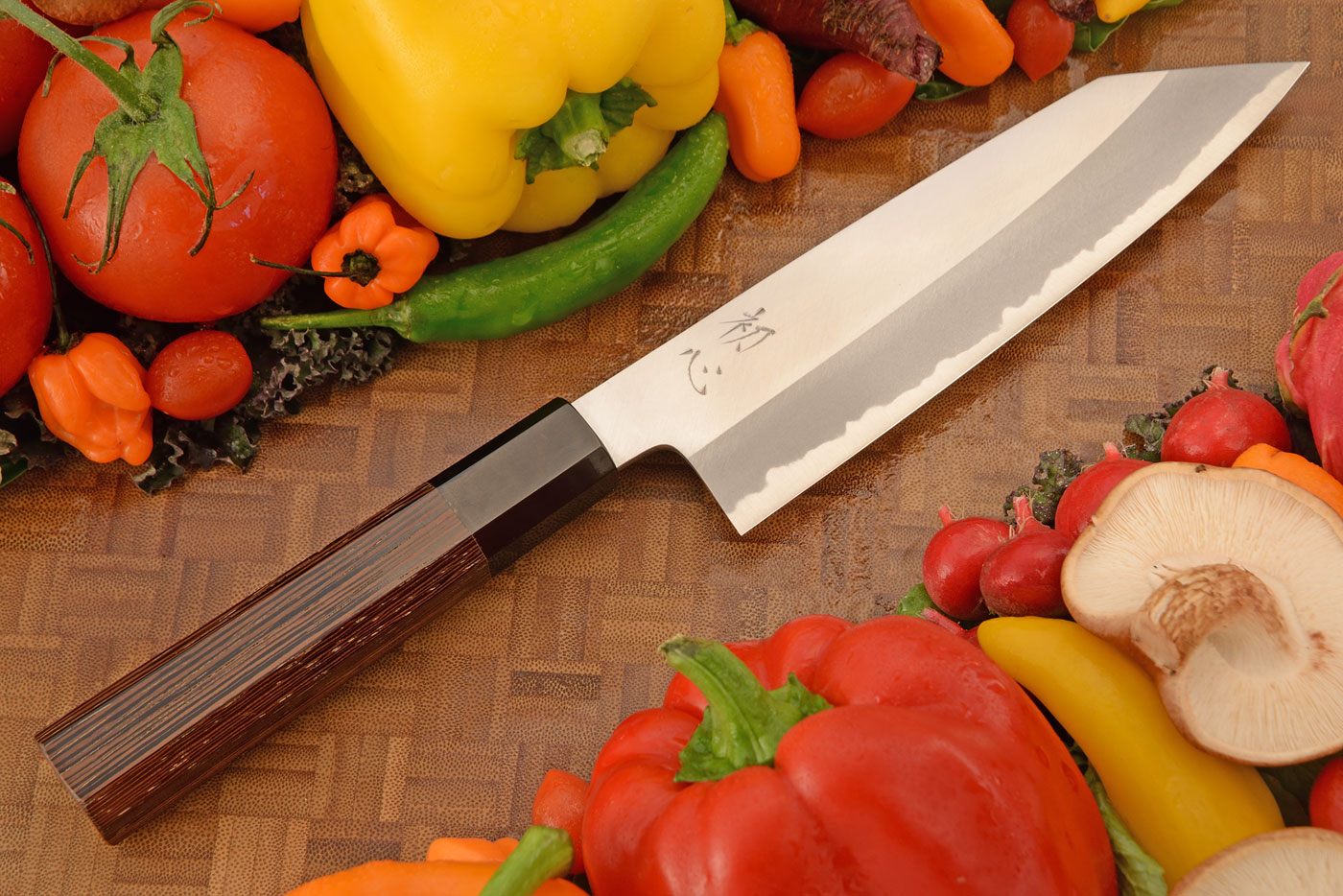Chef's Knife (Bunka) - 7-1/8 in. (180mm) - Shirogami Carbon