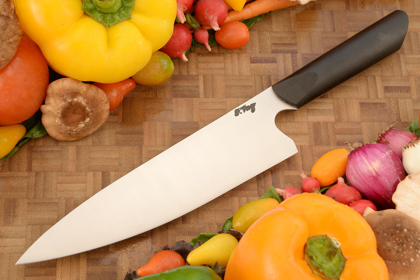 Chef's Knife (8.2 in) with Ebony - CPM-MagnaCut