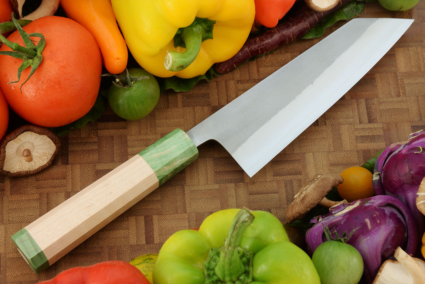 Chef's Knife (Bunka) - 6-1/2 in. (165mm) - SKD Semi-Stainless Nashiji
