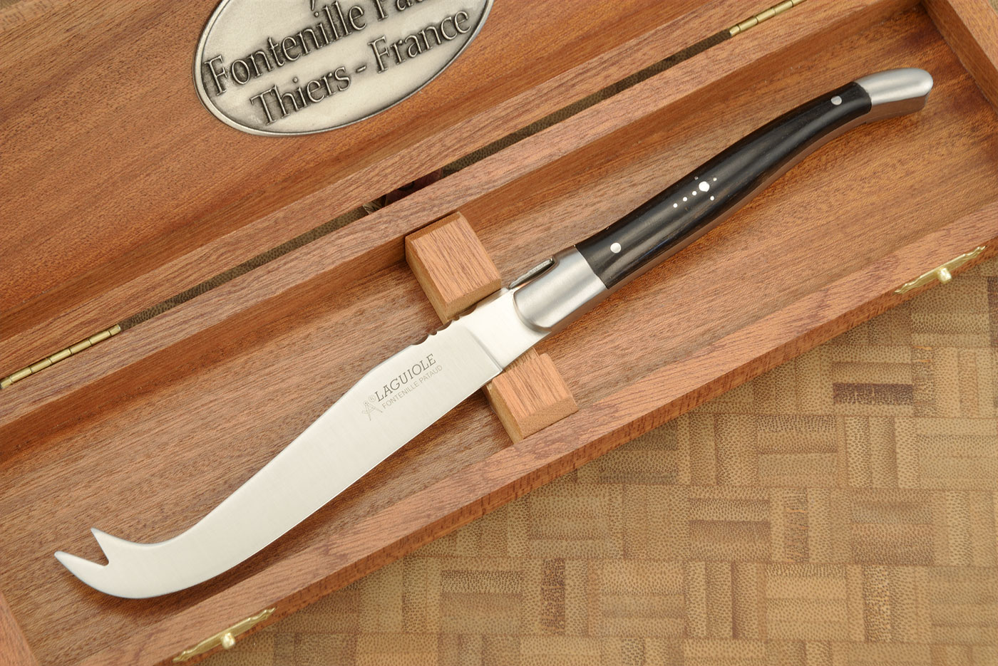 Laguiole Cheese Knife with Ebony