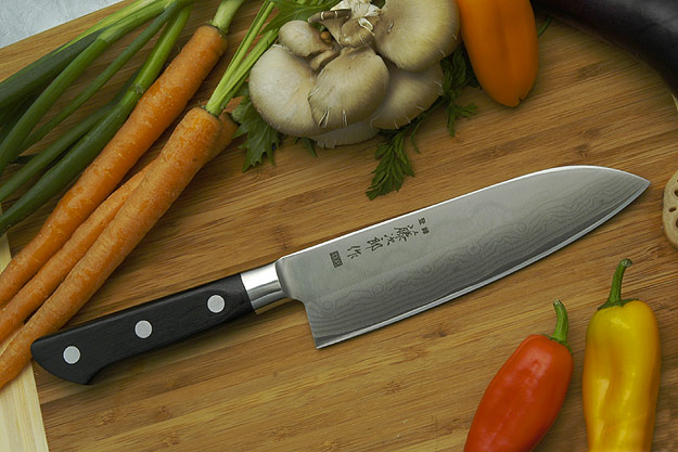 Fujitora Tojiro DP Chefs Knife - Santoku - 6 3/4 in.