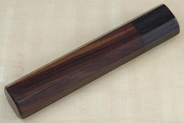 Handle (Macassar Ebony and Pakka Wood) -- Petty 120-160mm