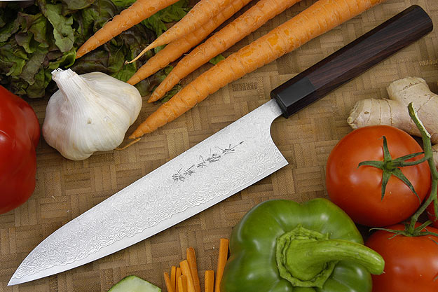 Asai Damascus Chef's Knife - Gyuto - 8 1/2 in. (210mm)