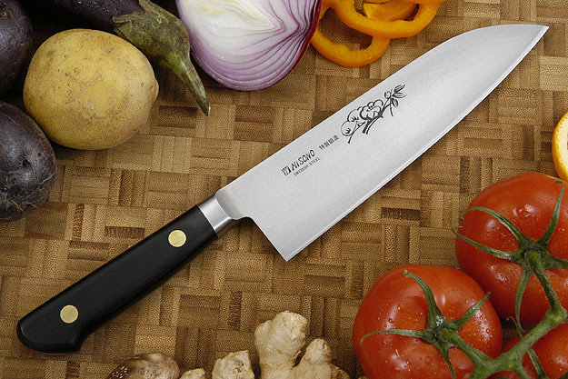 Misono Carbon Steel Chef's Knife - Santoku - 7 1/8 in. (180mm) - No. 181