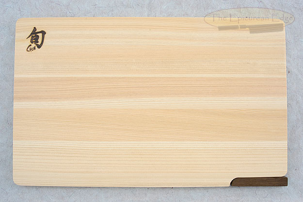 Hinoki Cutting Board with Walnut Stand