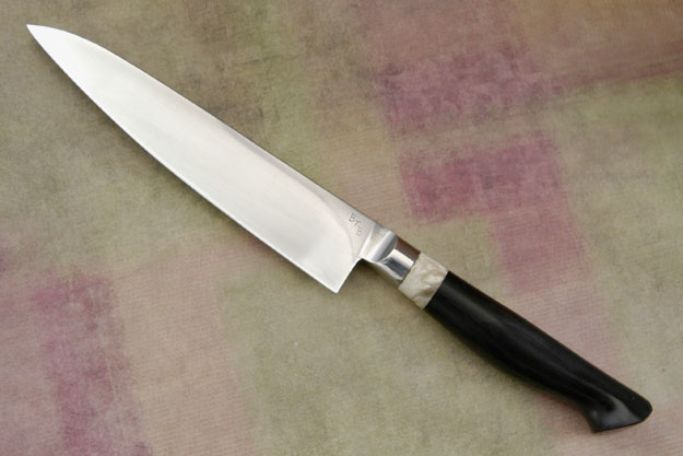 Slicing Knife with African Blackwood and Muskox Horn (6-1/4 in.)
