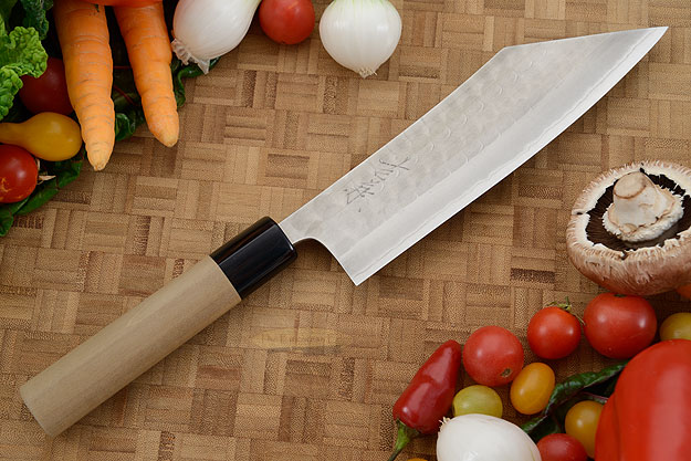 Hammer Finished Chef's Knife - Hakata Santoku, Traditional - 7 1/8 in. (180mm)