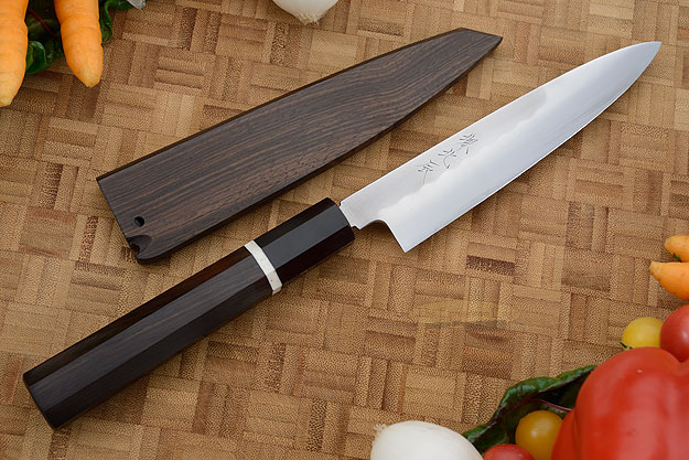 Honyaki Utility Knife - Petty, 150mm (6 in.) with Saya