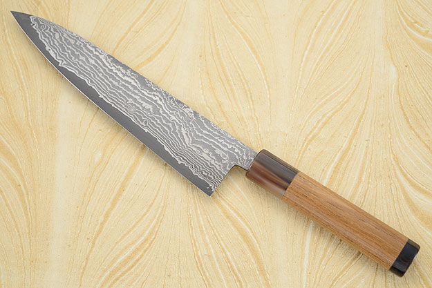 Chef's Knife (Gyuto) with Damascus San Mai and Enju Wood (8-2/3 in)