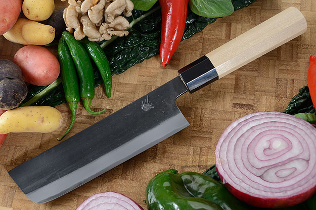 Chef's Knife/Vegetable Cleaver (Nakiri) - (165mm) - Shirogami 2