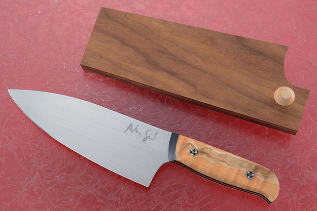 Chef's Knife (5-3/4 in.) with Curly Maple and Black G10