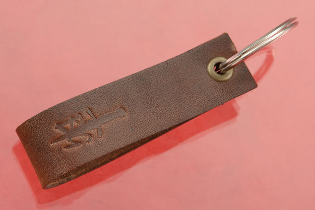 Key Fob - BladeGallery - Brown Leather