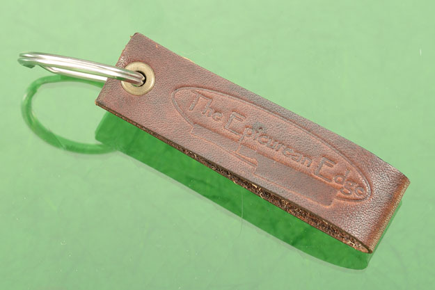 Key Fob - Epicurean Edge - Brown Leather