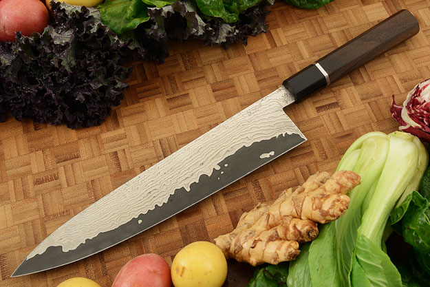 Chef's Knife (Gyuto) with Macassar Ebony (9-1/4