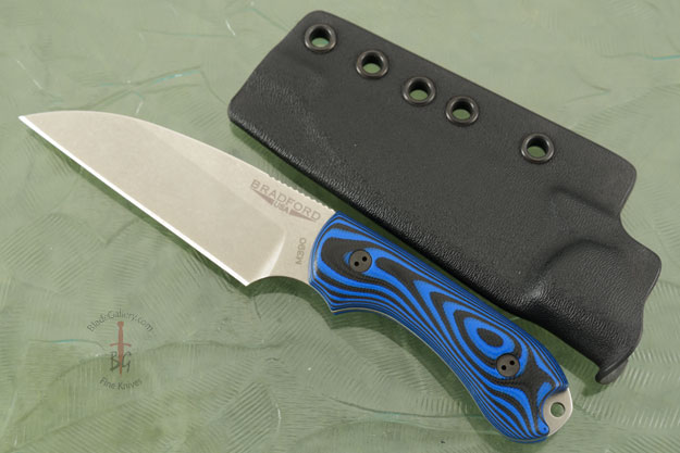 Guardian 3 - 3D Black/Blue G10 Stonewash Blade, Wharncliffe