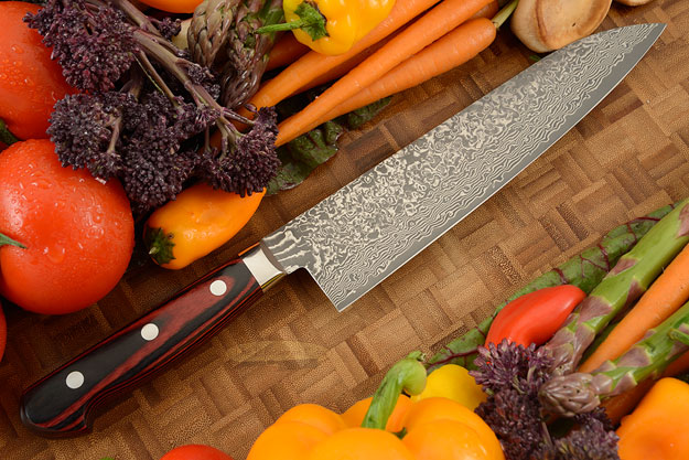 Kintaro Damascus Chef's Knife (Gyuto) - 210mm (8-1/4in)
